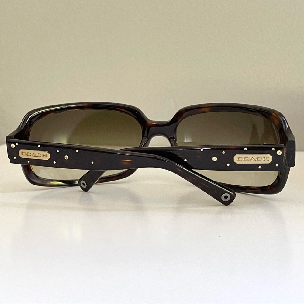 Coach Samantha S425 Tortoise Green Sunglasses - Picture 9 of 11